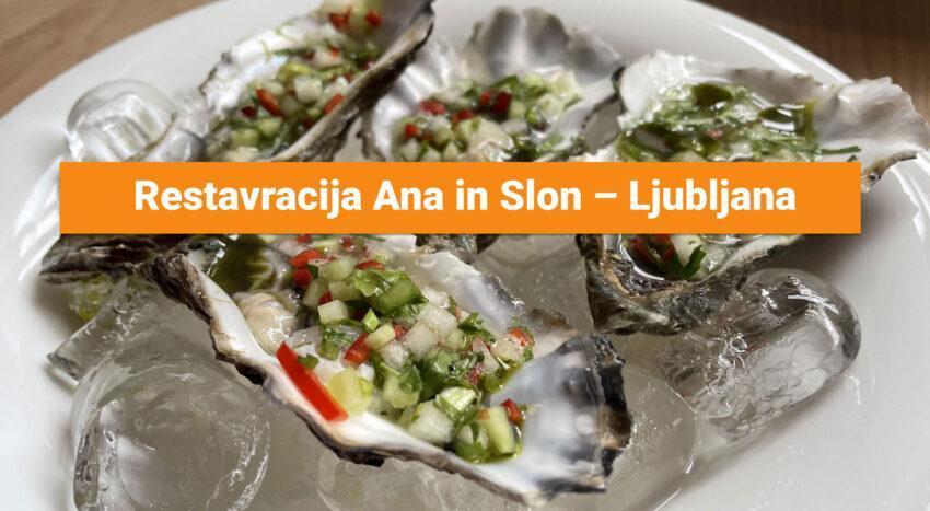 Restavracija Ana in Slon – Ljubljana