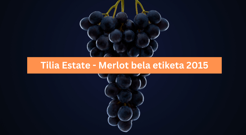 Merlot bela etiketa