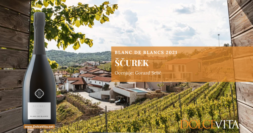 Ščurek blanc de blancs 2021 – briška penina